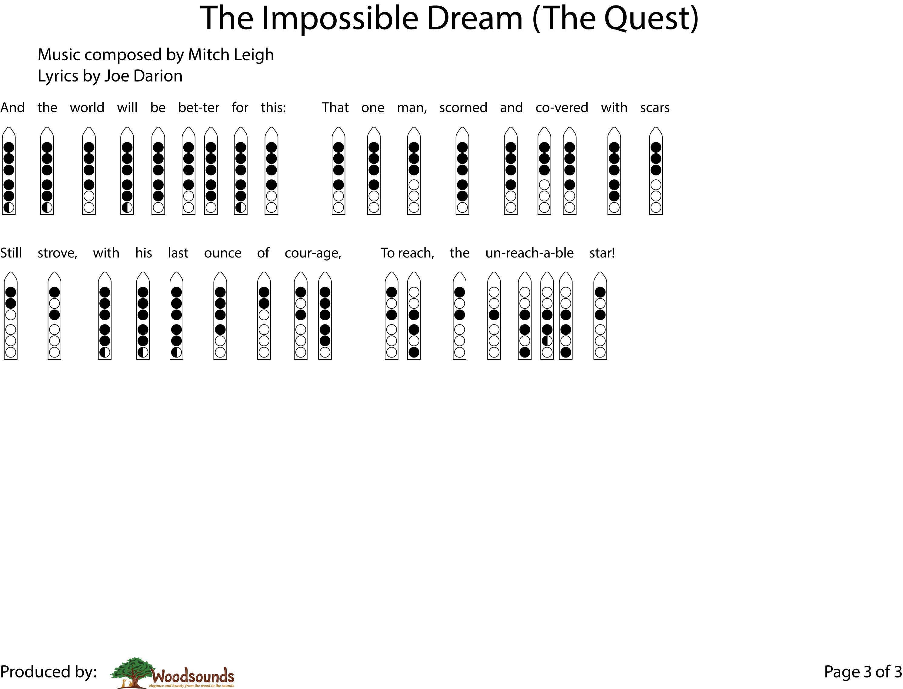The Impossible Drea (The Quest) Page 1 of 2 For Native American Flute